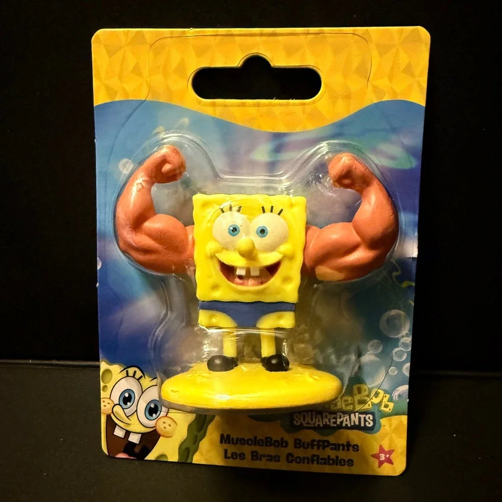 Just Play SpongeBob SquarePants Figures Kids OS Yellow New 5pc Multi-Pack Set